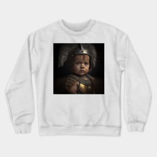 A Cute Gladiator Baby Crewneck Sweatshirt